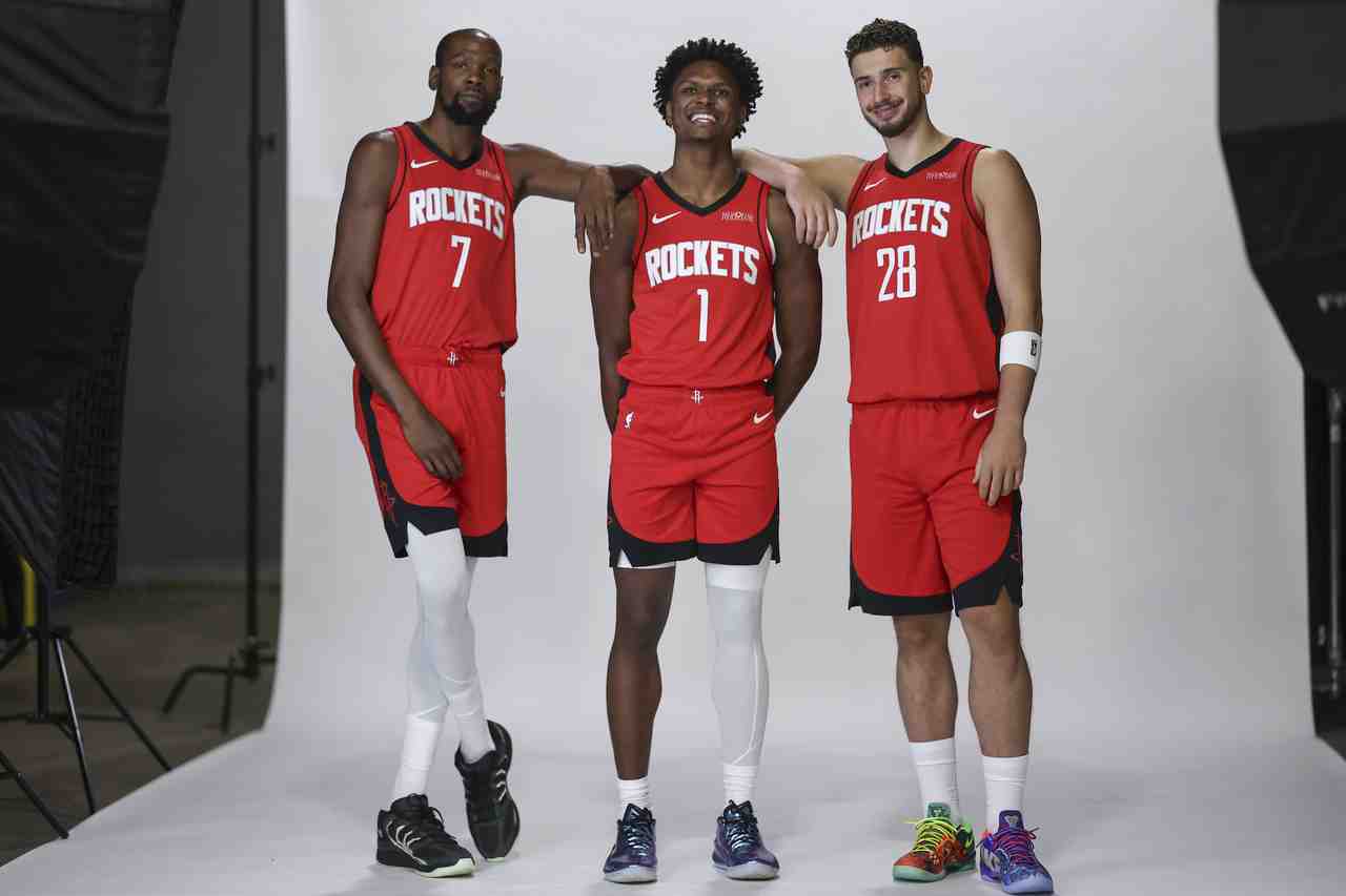 火箭三人组位列NBA前五！杜兰特&申京&阿门完美互补令人期待